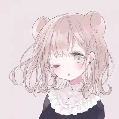 闺蜜头像卡通两张超萌
