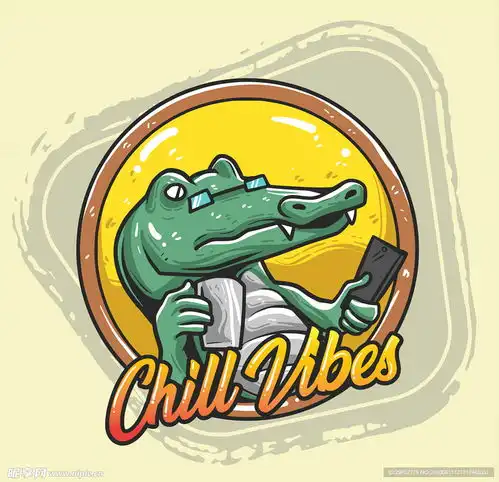 卡通鳄鱼头像设计图其他素材
