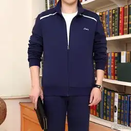春秋季都能穿的男士运动套装,这十款尤其适合中老年穿,真显帅气
