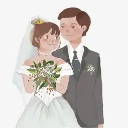 浪漫新人结婚礼服白色婚纱甜蜜png图图片素材其他格式下载动漫人物大全
