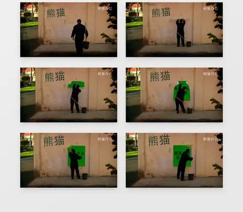 商业公告贴广告宣传ae模板视频素材下载aep格式960540像素熊猫办公
