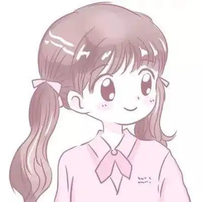 手绘动漫女生头像可爱的动漫女生闺蜜头像一对两张
