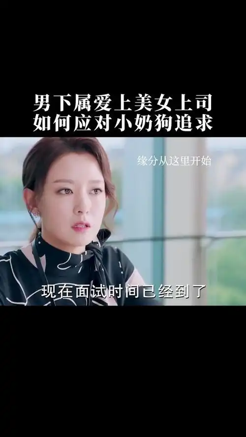 男下属爱上美女上司,如何应对小奶狗的疯狂追求
