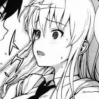 黑白漫画风动漫情头值得保存
