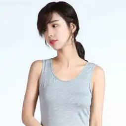 莫代尔蕾丝背心女打底衫夏纯色大码性感内穿外搭百搭上衣
