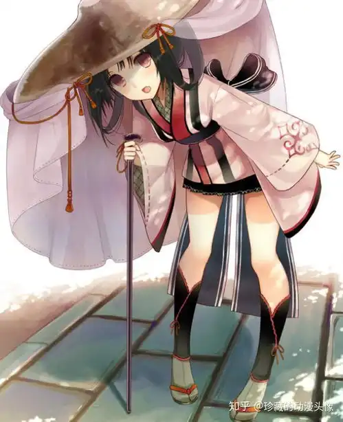 动漫美图欣赏打扮朴素,亭亭玉立的二次元美少女
