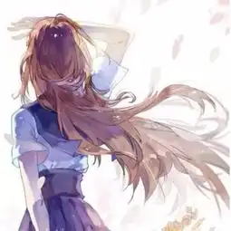 背影头像不挽留,不回头
