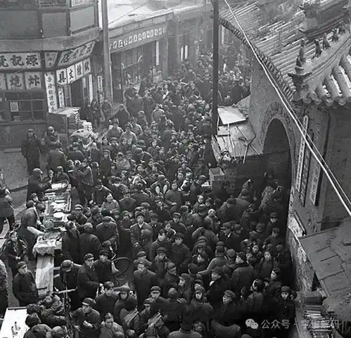 罕见老照片5060年代的中国人,怎样过春节