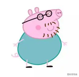 小猪佩奇一家怎么画
