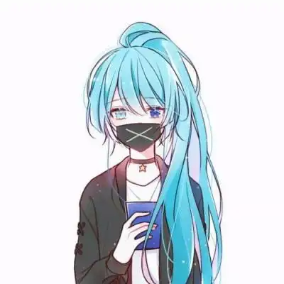 女生动漫头像简约清纯手绘头像女生唯美简约风格
