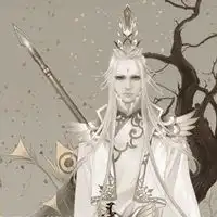 二次元白发男生头像古装微信头像图片大全
