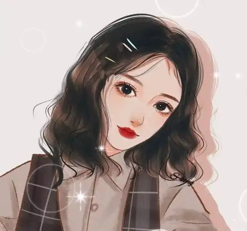 女生头像一组高冷拽酷版和甜美系的混搭
