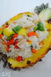 泰式菠萝炒饭的做法大全泰式菠萝炒饭的家常做法菜谱好豆
