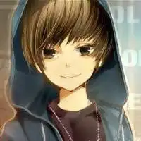 绿色头发卡通情侣头像微信头像图片大全
