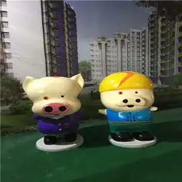 佛山卡通麦兜玻璃钢雕塑多少钱做
