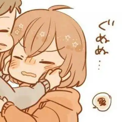 二次元q版萌萌哒伴侣头像
