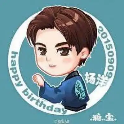 杨洋q版头像图片明星人物杨洋卡通q版萌图
