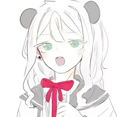 动漫头像白色系男女头像
