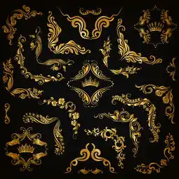 经典欧式边框花纹矢量图图片素材其他格式下载欧式边框大全背景素材
