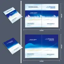 蓝色科技画册封面设计图片素材高清psd模板下载73.49mb企业画册大全
