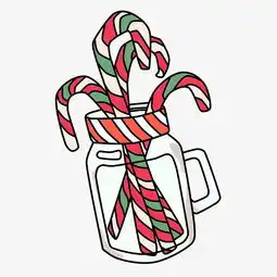 卡通手绘拐杖棒棒糖插画图片素材其他格式下载动漫人物大全
