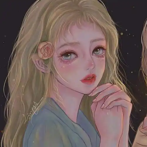 特别仙气的动漫闺蜜头像
