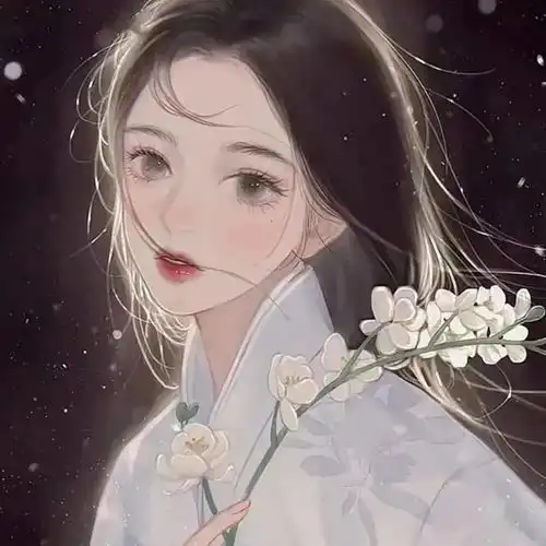 唯美浪漫系动漫女生头像
