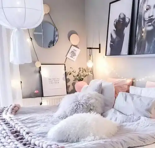 超温馨的理想型卧室,喜欢的小仙女请举起你高贵的小手
