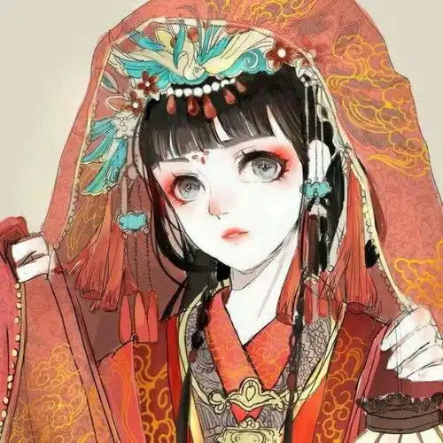 有没有古风动漫女子头像急求
