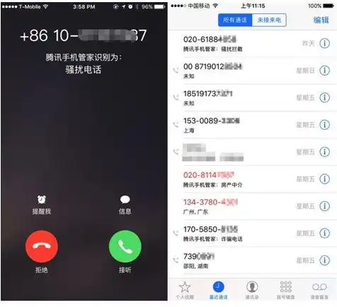 一天接20多个95开头骚扰电话,腾讯手机管家开启精准拦截模式
