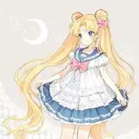 日本动漫美少女战士月野兔高清头像
