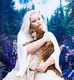 从黑市救出的动物们,加入了复古华丽的时尚摄影
