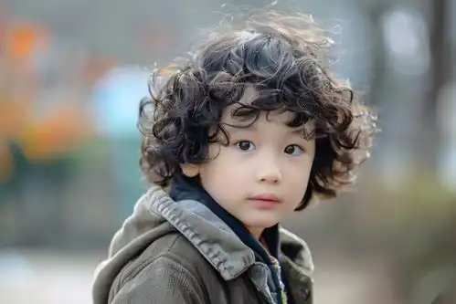 发型屋帅酷小男孩发型摄影图下载至来源处
