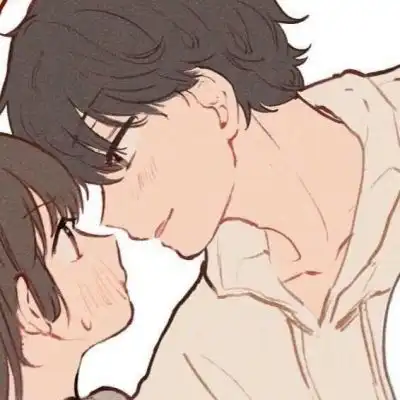 一对两张手绘魅力动漫情头集前途情侣头像我要个性网
