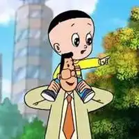 大头儿子小头爸爸家庭微信头像图片
