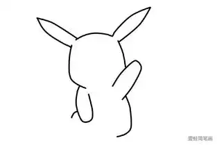 简笔画教程皮卡丘简笔画步骤图
