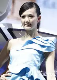 最美车模闪耀上海车展中外美女集中营

