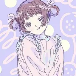 微信少女漫头甜甜的小女生
