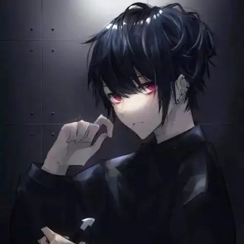 暗黑系男生头像何人知我霜雪摧,何人与我共一醉
