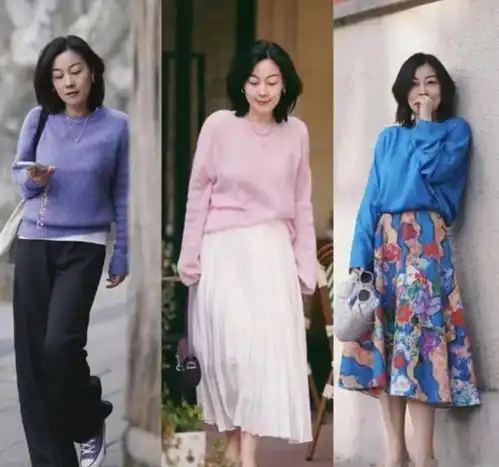 奔四奔五女人别乱穿衣,像时髦精这么穿,大方又耐看
