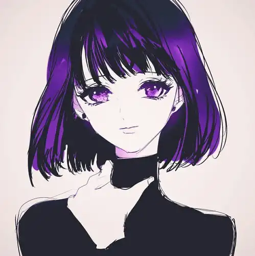 动漫女生头像万万没想到
