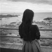 微信女生头像黑白带字微信头像图片大全
