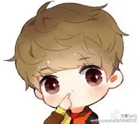 鹿晗的动漫图黑白的简单的
