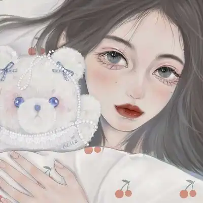 意境魅力手绘插画女头集玫瑰难抵卡通动漫头像我要个性网
