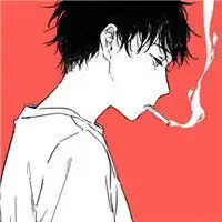 男生头像霸气超拽抽烟动漫微信头像图片大全
