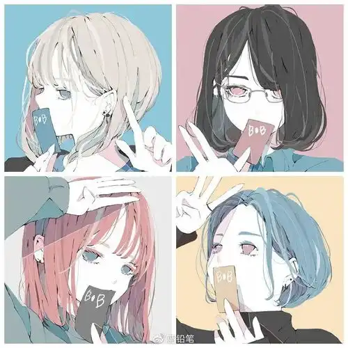 自成一派的清新治愈系插画师遇见她头像壁纸再也不缺
