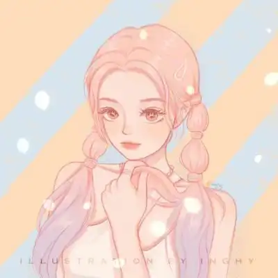 阿倾手绘可爱女生头像希望我们卡通动漫头像我要个性网
