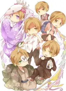 各种萌萌的夏目,拿瓶子的是猫咪老师哟
