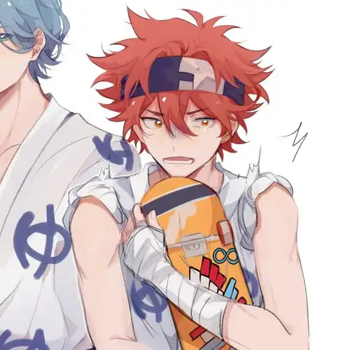 无限滑板同人头像心存感激所遇既温柔
