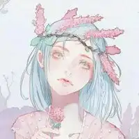 动漫银发紫眸冷酷女生头像微信头像图片大全
